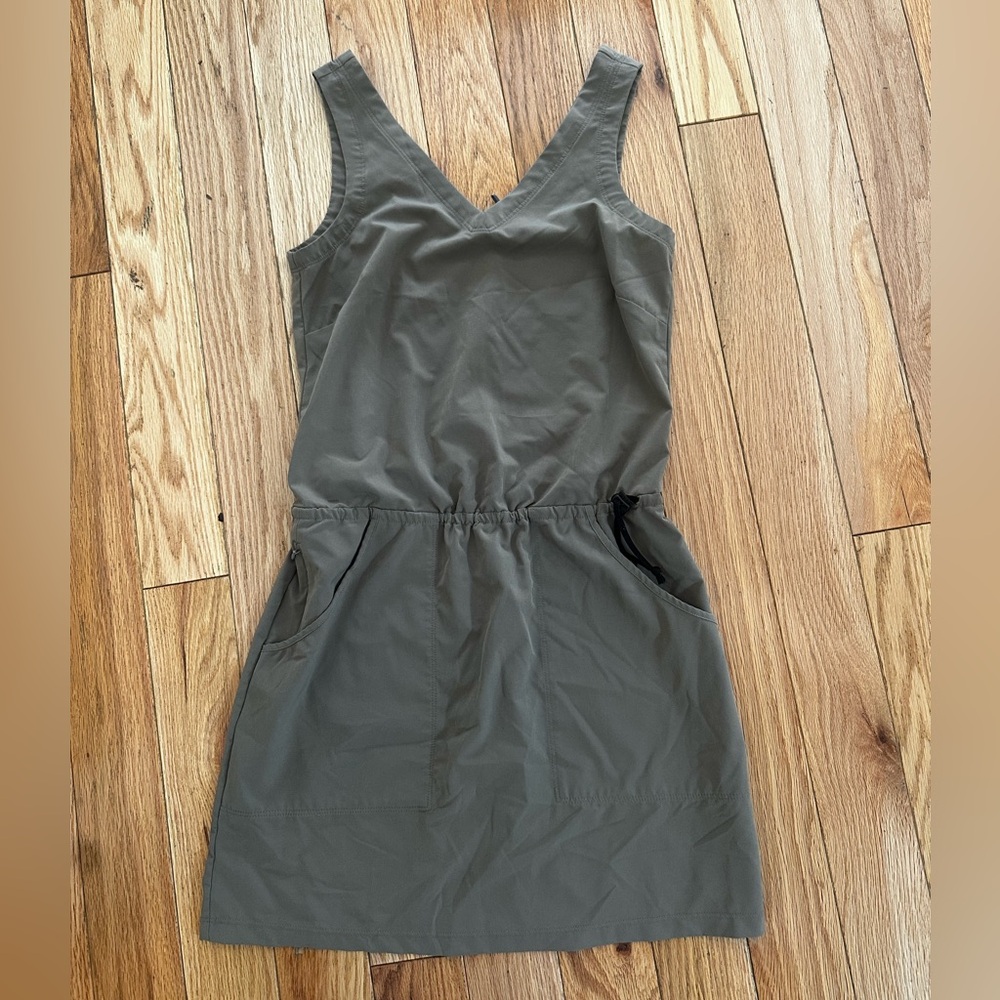 Toad & Co Olive Green Tank Dress